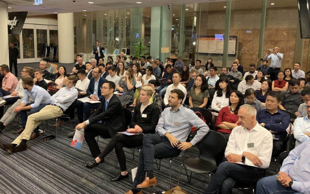 Audience at the Hong Kong Convention and Exhibition Centre.